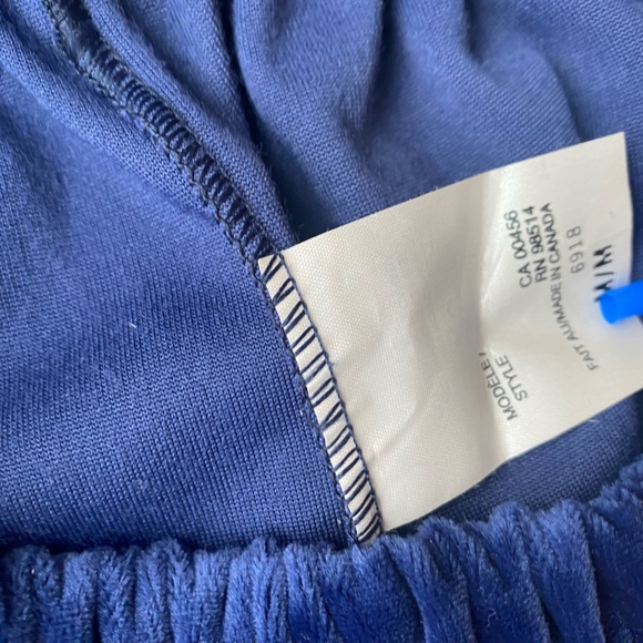 Vanity fair 2 pieces velour loundge blue - Picture 13 of 16